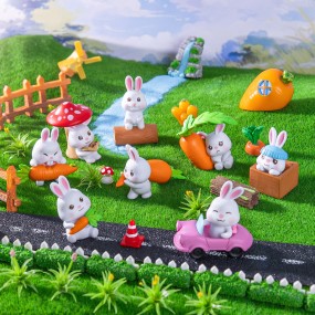 Easter Bunny Kit Manufacturer - OEM Custom Micro Landscape Ornaments