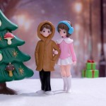 Couples Figurines Factory - OEM Custom Winter Scene Decor