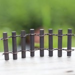 Wooden Fence Supplier - OEM Custom Round Fairy Garden Design