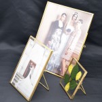 Picture Frame Manufacturer - Gold Glass Craft Photo Frame