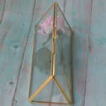 Jewelry Box Manufacturer - Pyramid Glass Box with Lock