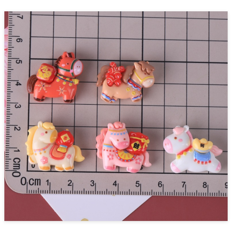 Resin Keychain Manufacturer - OEM Custom Chinese Zodiac Horse Charm