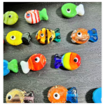 Glass Bead Factory - 8mm Cat Eye Murano Bead