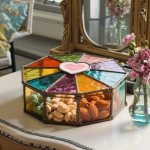 Wedding Box Manufacturer - Partition Glass Trinket Box