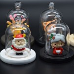 Display Cloche Factory - Glass Dome with Wood Base