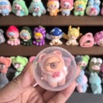 Resin Toy Manufacturer - Bulk Flocking Animal Bead Keychain