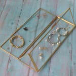 Jewelry Box Manufacturer - Pyramid Glass Box with Lock