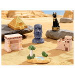Resin Figurine Manufacturer - 3D Egyptian Pyramid Sphinx Model