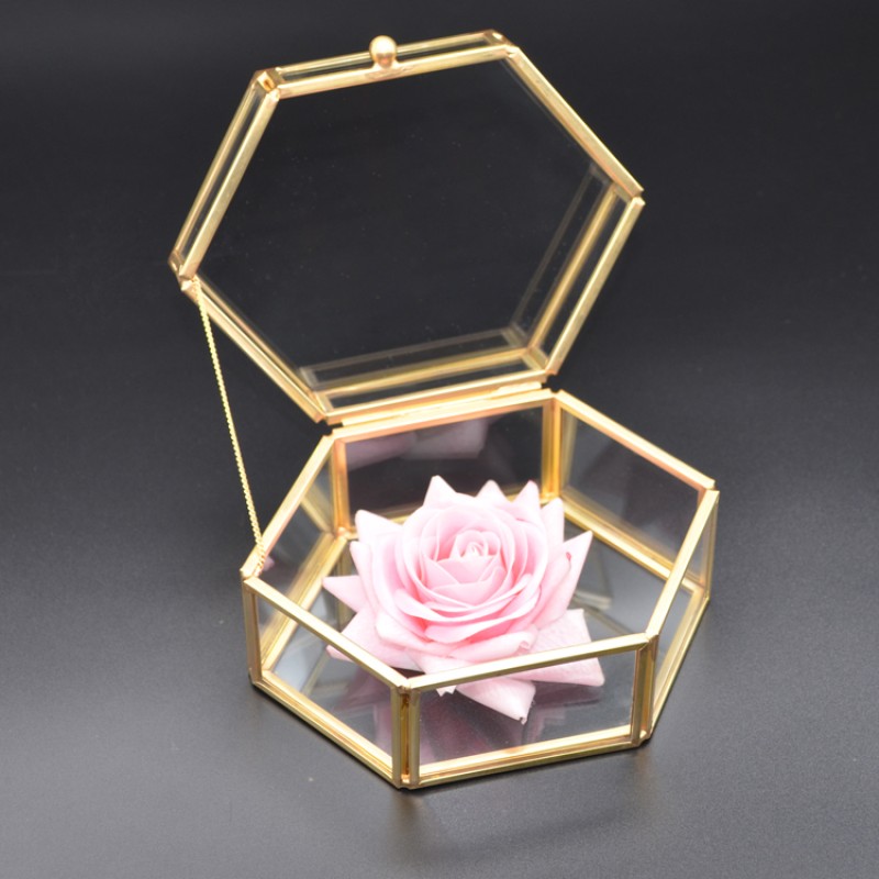 Jewelry Box Factory - Large Vintage Glass Display Box