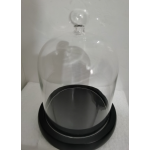 Display Dome Factory - Glass Cloche with Wood Base