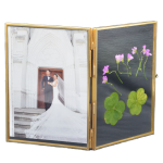 Desktop Frame Manufacturer - Gold Glass Picture Frame