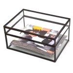 Photo Box Manufacturer - Glass Gold Wedding Favor Box