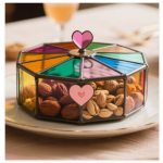 Wedding Box Manufacturer - Partition Glass Trinket Box