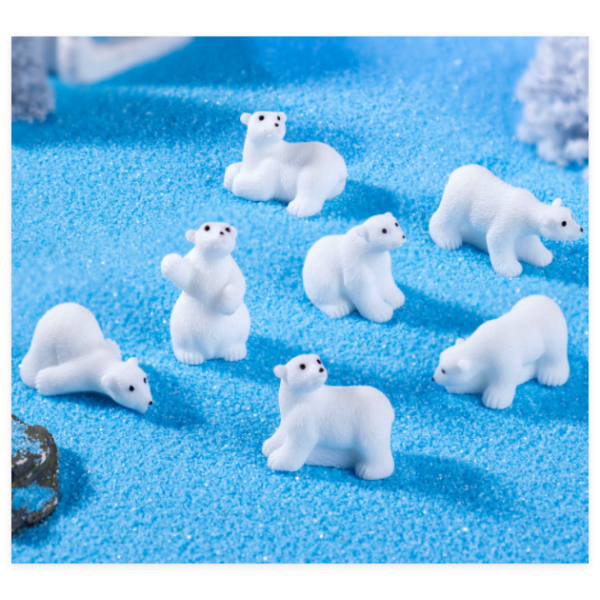 Resin Figurine Factory - 3D Polar Bear Garden Decoration