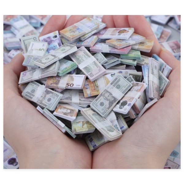 Play Money Manufacturer - Realistic Banknote Dollhouse Set