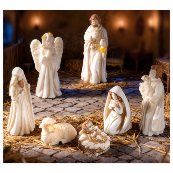 Christmas Ornament Factory - Resin Nativity Scene Figurine
