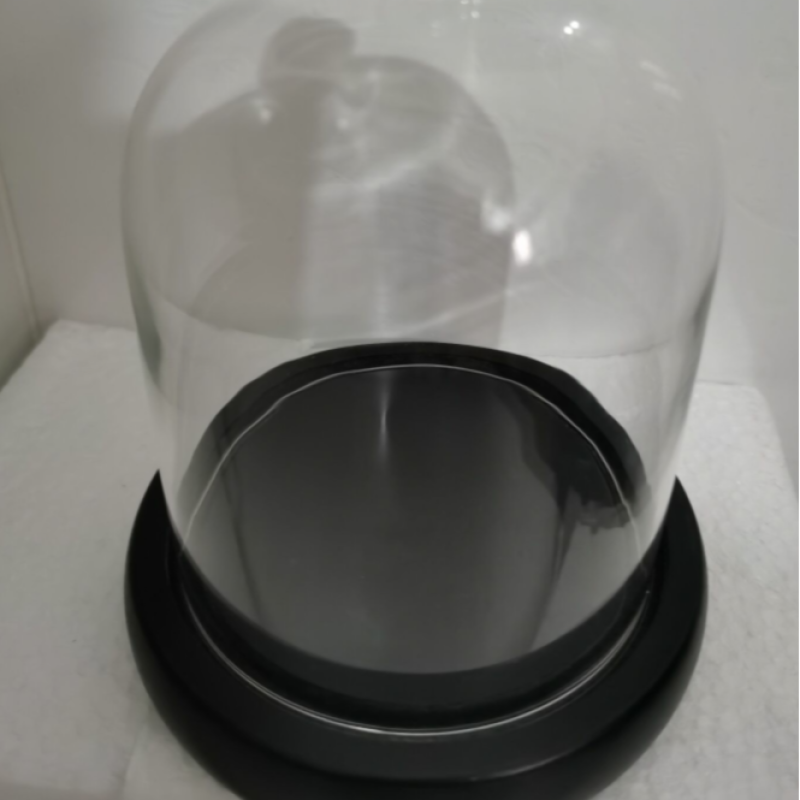 Display Dome Factory - Glass Cloche with Wood Base
