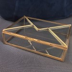 Photo Box Manufacturer - Brass Frame Glass Memory Box