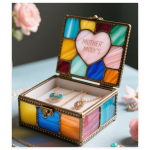 Wedding Box Manufacturer - Partition Glass Trinket Box