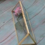 Jewelry Box Manufacturer - Pyramid Glass Box with Lock