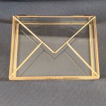 Photo Box Manufacturer - Brass Frame Glass Memory Box