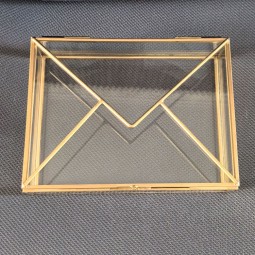 Photo Box Manufacturer - Brass Frame Glass Memory Box
