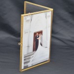 Desktop Frame Manufacturer - Gold Glass Picture Frame