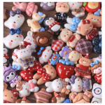 Resin Charm Factory - Flatback Animal Cat Bear Rabbit Cabochon