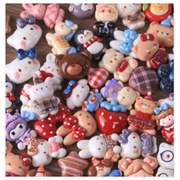 Resin Charm Factory - Flatback Animal Cat Bear Rabbit Cabochon
