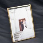 Picture Frame Manufacturer - Gold Glass Craft Photo Frame
