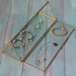 Jewelry Box Manufacturer - Pyramid Glass Box with Lock