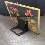 Tabletop Frame Factory - Metal Brass Flower Display Frame