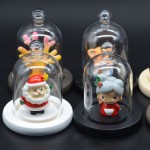 Display Cloche Factory - Glass Dome with Wood Base