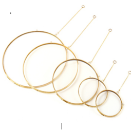 Wall Frame Manufacturer - Brass Hinged Round Picture Frame