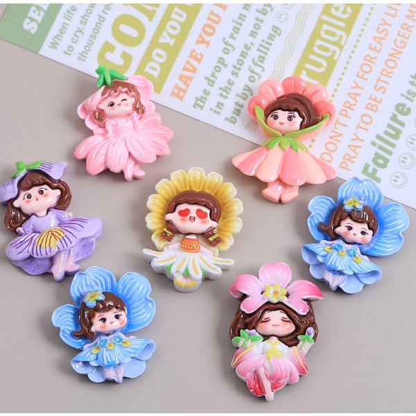 Resin Charms Factory - Princess Cabochon Slime Accessories