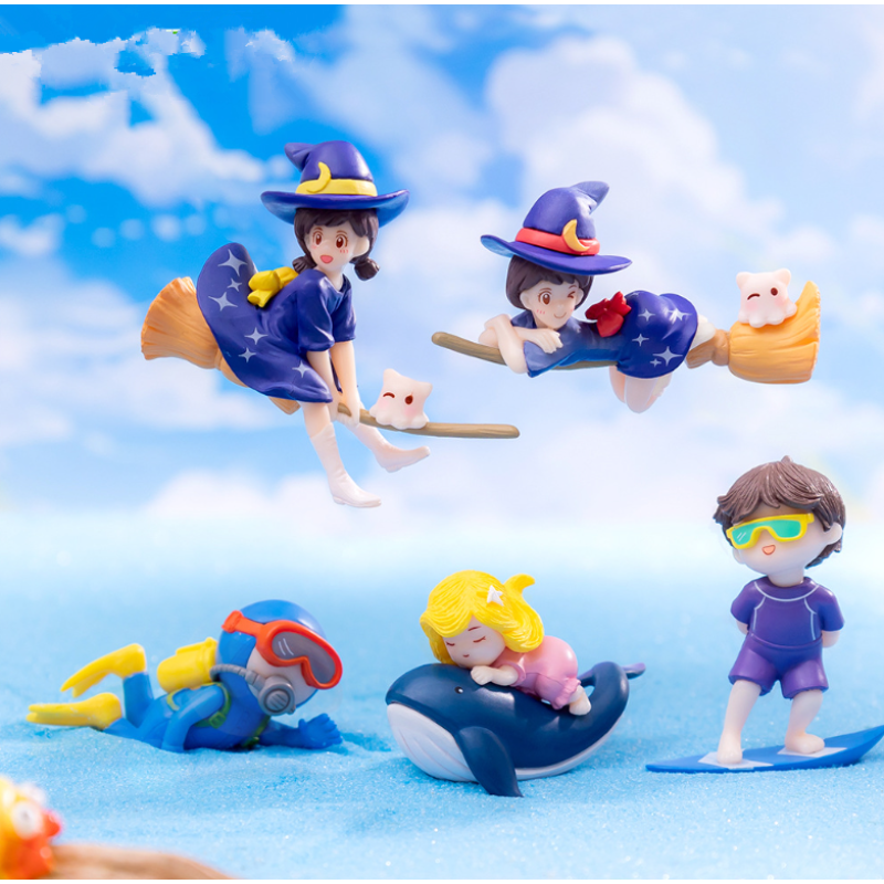 Witch Ornaments Manufacturer - Custom Aquarium Diver Figurines