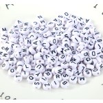 Resin Beads Manufacturer - Mixture Enamel Alphabet Beads