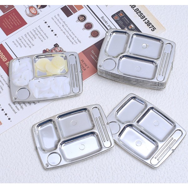 Resin Plate Manufacturer - Mini Food Tray Dollhouse Ornaments