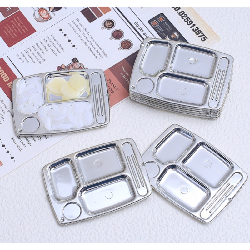 Resin Plate Manufacturer - Mini Food Tray Dollhouse Ornaments