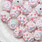 Resin Beads Factory - Chunky Necklace Rhinestone Ball Beads