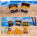 Pirate Ornaments Factory - Treasure Gold Coin Aquarium Decor