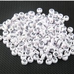Resin Beads Manufacturer - Mixture Enamel Alphabet Beads
