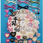 Rhinestone Charms Manufacturer - Diamond Dog Bowknot Keychain