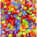 Letter Beads Factory - Transparent English Alphabet Beads