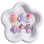 Resin Charms Factory - Cute Girl Princess Hair Clip
