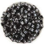 Letter Beads Factory - Solid Alphabet Big Hole Silicone Beads