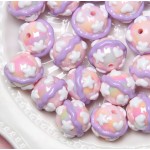 Resin Beads Factory - Chunky Necklace Rhinestone Ball Beads