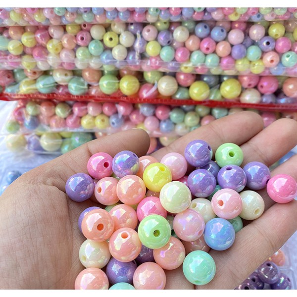 Acrylic Beads Manufacturer - 500g Pearl Beads for Jewelry