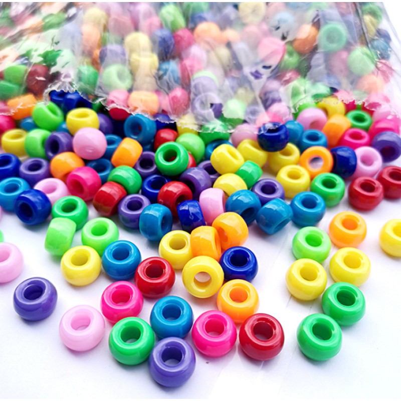 Plastic Beads Factory - Colorful Spacer Beads for Children