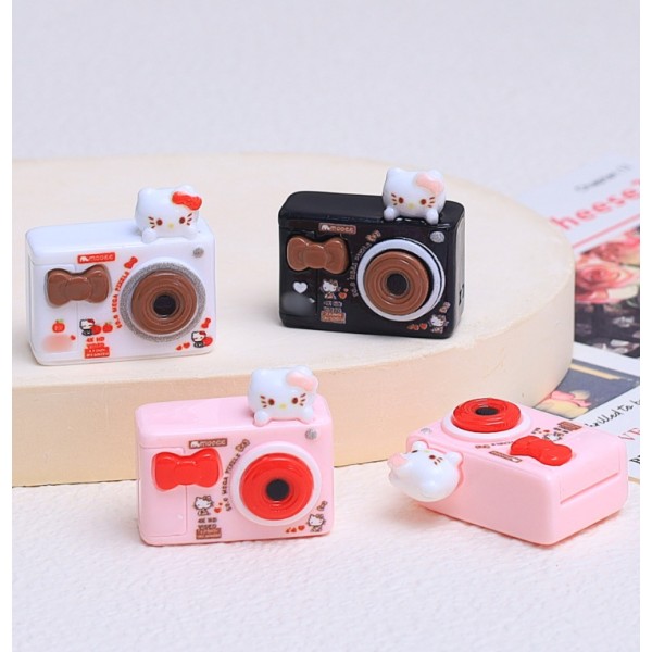 Camera Charms Factory - 3D Cartoon Cat Resin Decorations